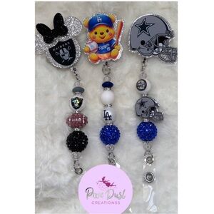 Sports badge reels